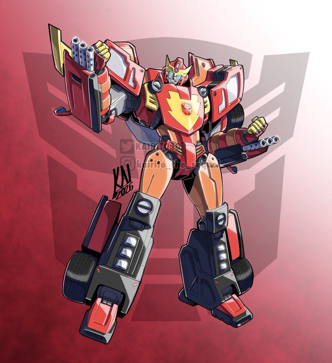Kairito10's tweet photo. Paid art for @TommyNexus of their take on Hotrod https://t.co/IZTkMSEws0