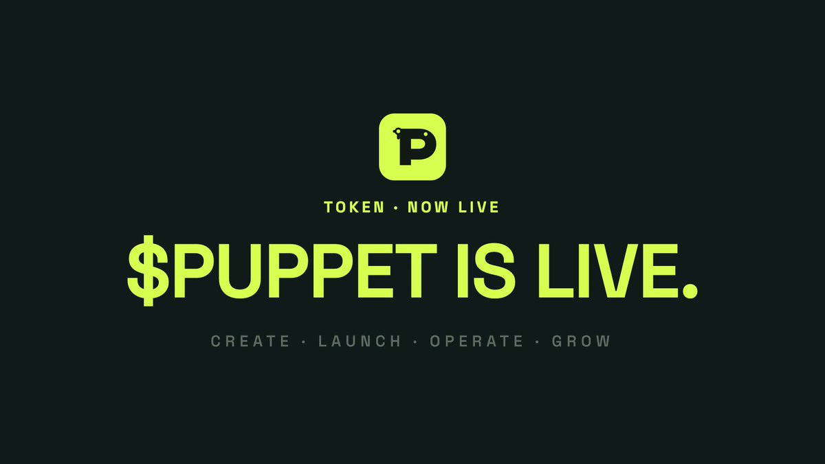 Puppet_pupp's tweet photo. $PUPPET is live on Openfour.

CA: 0x94b85b5254ba8c4d05d41cb431d21ce28d26ffff

#PUPPET https://t.co/lVFt6oafZh