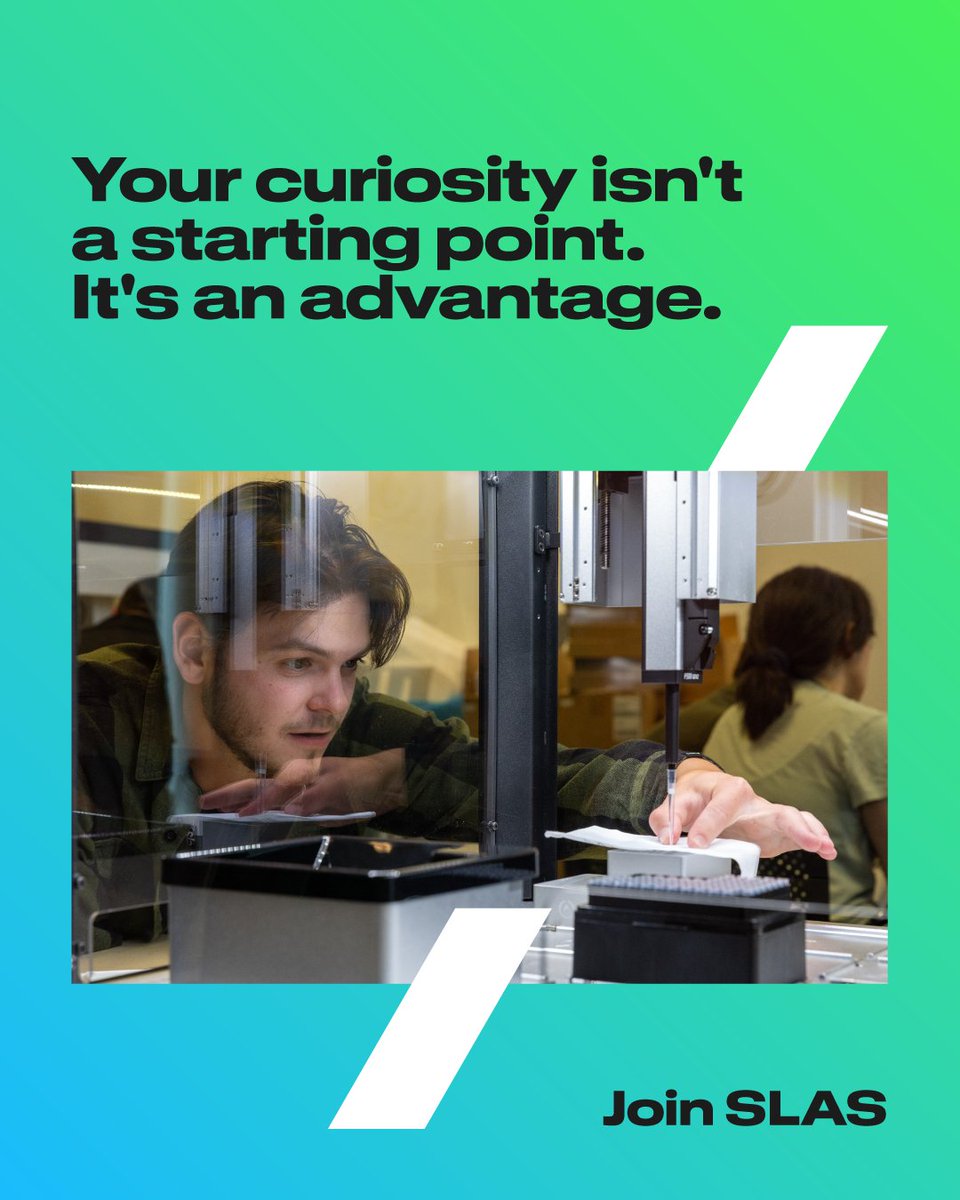 SLAS_Org's tweet photo. Topical Interest Groups. Mentor Match. A job board built for this field. Because sometimes, your edge is sparked in conversation. CONNECTED is SLAS's online community, where that conversation keeps going and where new ideas get shared.  https://t.co/veZKb8IkUQ https://t.co/8pyOA6AoFV