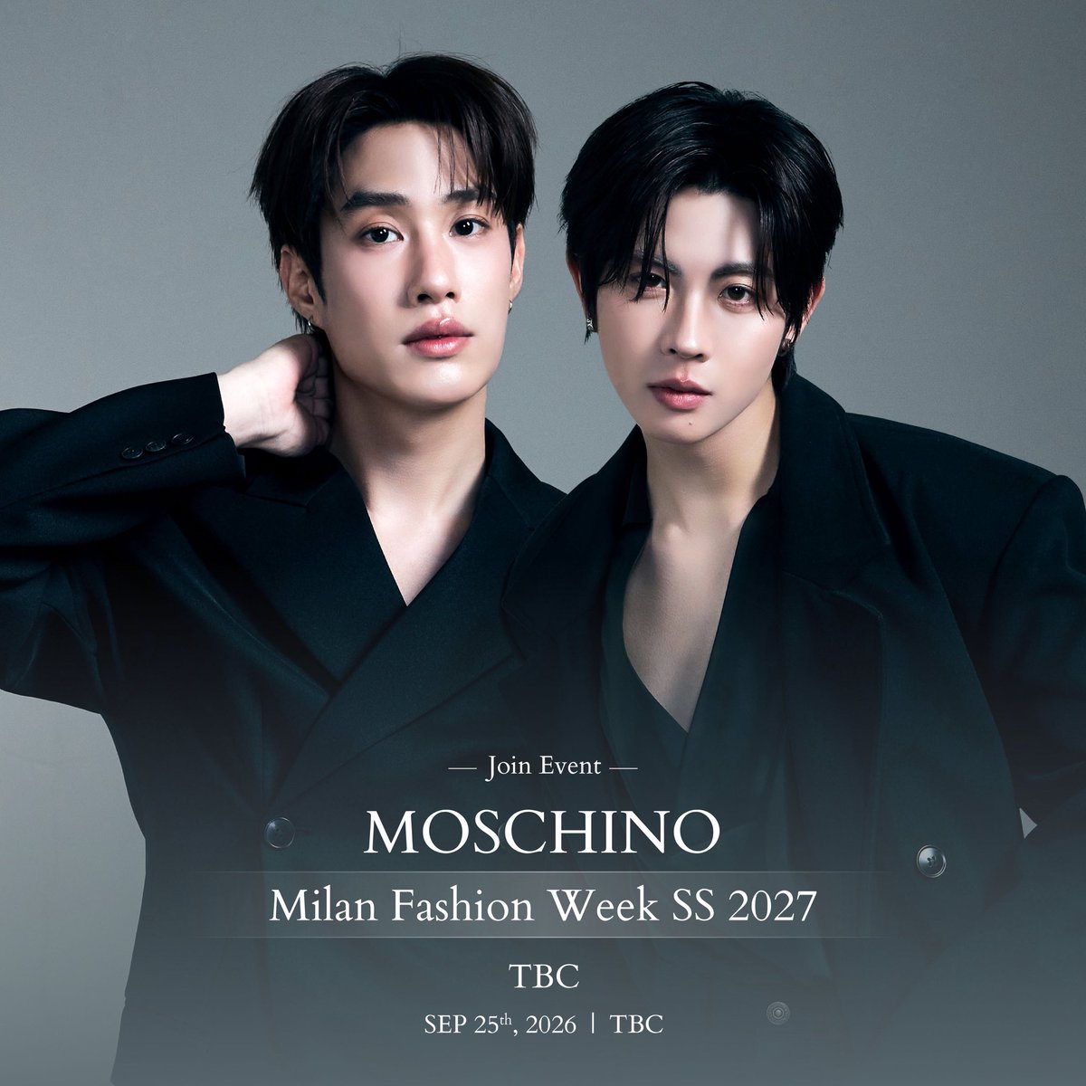 yourpolarisx_'s tweet photo. ตฟวกับฟชว อีกแค่ 2 วันแล้ว ตื่นเต้นนน🔥

@Moschino
@TLE_mtm @firstone_wnk

#MOSCHINO
#TLE_mtm #FirstOne 
#TleFirstone 
#MilanFashionWeek #MFW https://t.co/JtJZvYWNY6