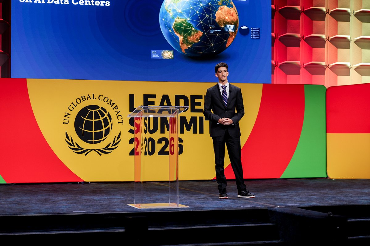 globalcompact's tweet photo. Day Two of #LeadersSummit2026 brings business leaders together to advance the partnerships and system-level change needed to scale impact, demonstrating that responsible business can drive resilience, competitiveness and long-term value.
#SustainableBusiness #GlobalCompact https://t.co/P4ae2RULkD