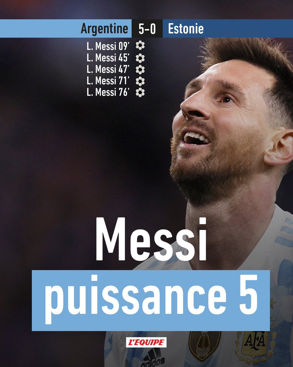 Loguito6's tweet photo. Je pense sincèrement qu’il aurai tapé les 200
Au delà des adversaires pourri c’est surtout les conditions de jeux favorable
Court voyage de 1h, arbitrage européen 
En marchant il avait mis 5 buts à l’Estonie alors qu’il avait déjà 35 ans 

Imaginez le Messi 2009-2019 en jouant le Luxembourg et les îles féroes chaque année