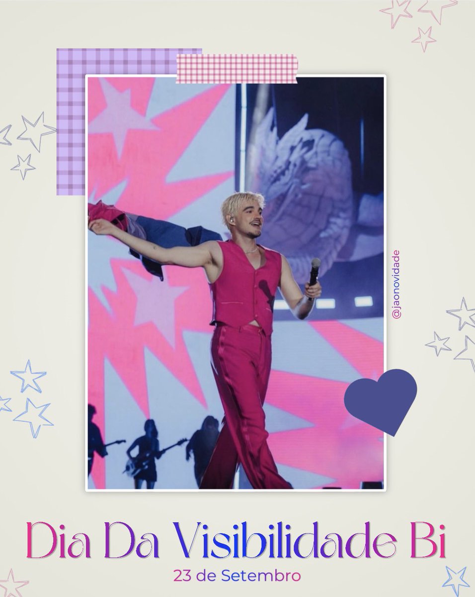 jaonovidade's tweet photo. Feliz dia da visibilidade bissexual! 🩷💜💙 https://t.co/GbeIaqJ6Ac