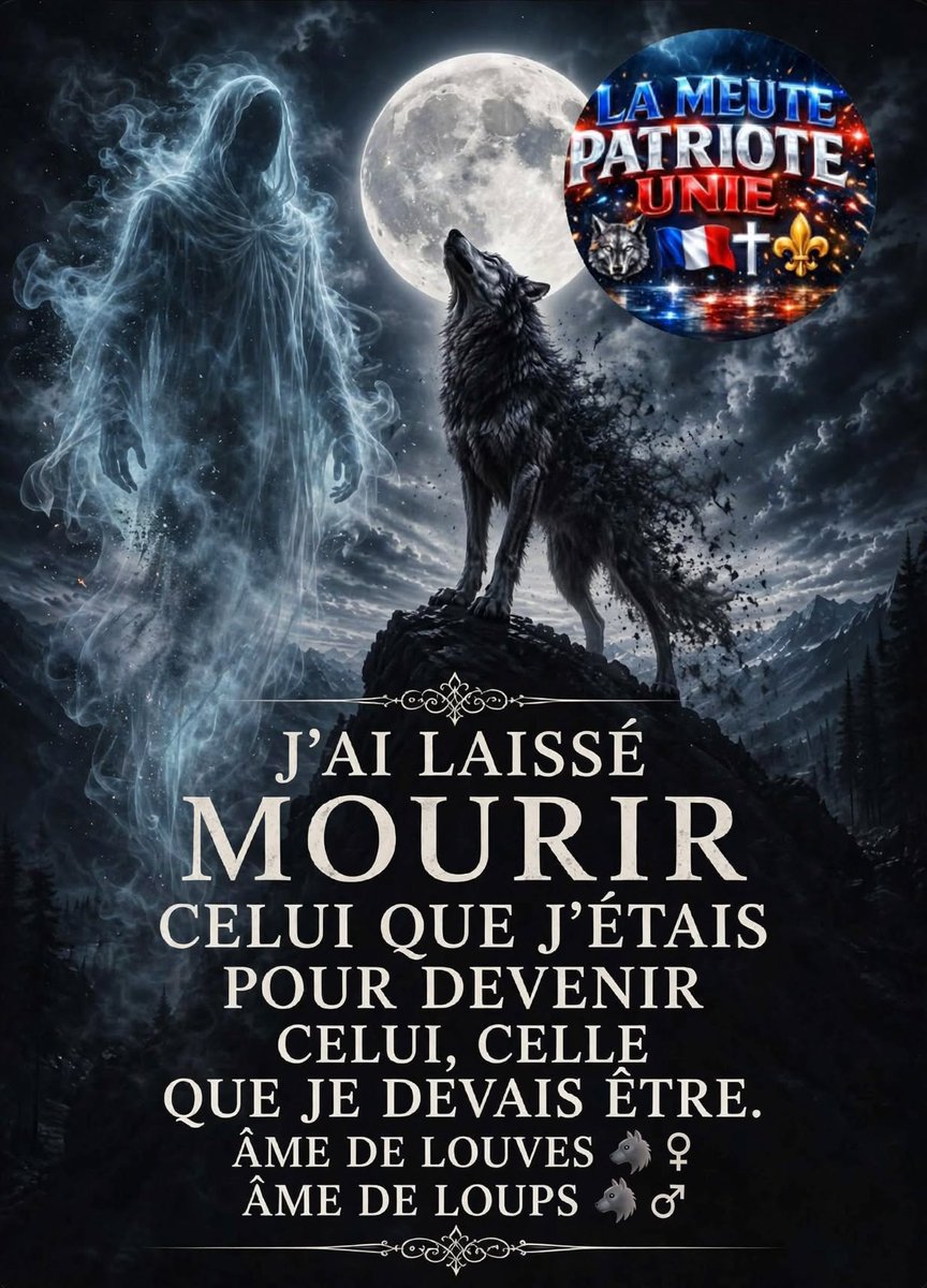 mdx63's tweet photo. Les Patriotes, Les Louves🐺 ♀️ et les Loups🐺 ♂️ 
@sozedde97897
@cbreizhmabro
@Alien13_05
@VIEUILLEJCharle
@vane39604
@Memoirevaleur
@dlingdlingpost
@___NanaPatriote
@June_Alianor
@Valdakar5
@isa_youpo
@mzellchat
@fraizelindbome
@Dosinda961308
@MyriamTannis
@QueenBouliDiva
@mdx63 https://t.co/1oe5nUWFrz