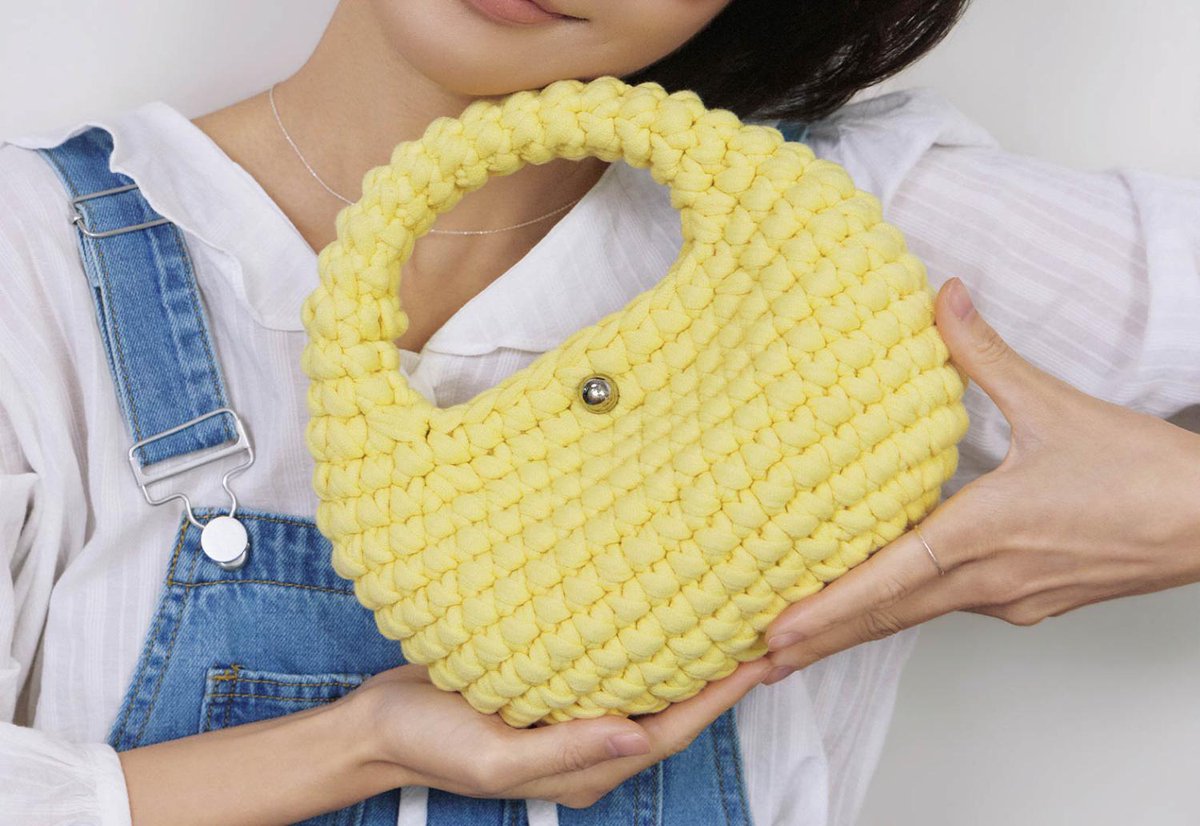 fashionsnap's tweet photo. “手を動かしたい”編み物初心者の心掴む体験設計、韓国発毛糸ブランド「SEVY」が上陸。 https://t.co/sDEINyUPHI