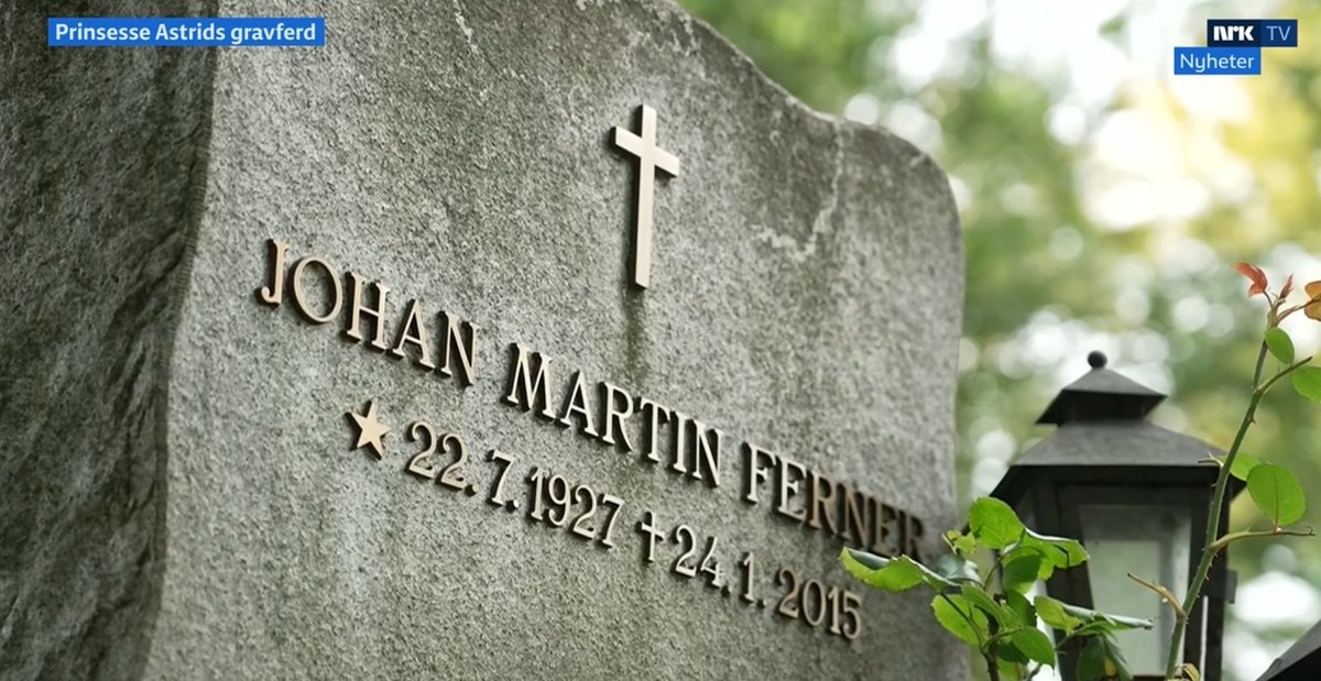 ChristinsQueens's tweet photo. Princess Astrid will be laid to rest next to her husband, Johan Martin Ferner.

📸 NRK https://t.co/bNWGbTUb02