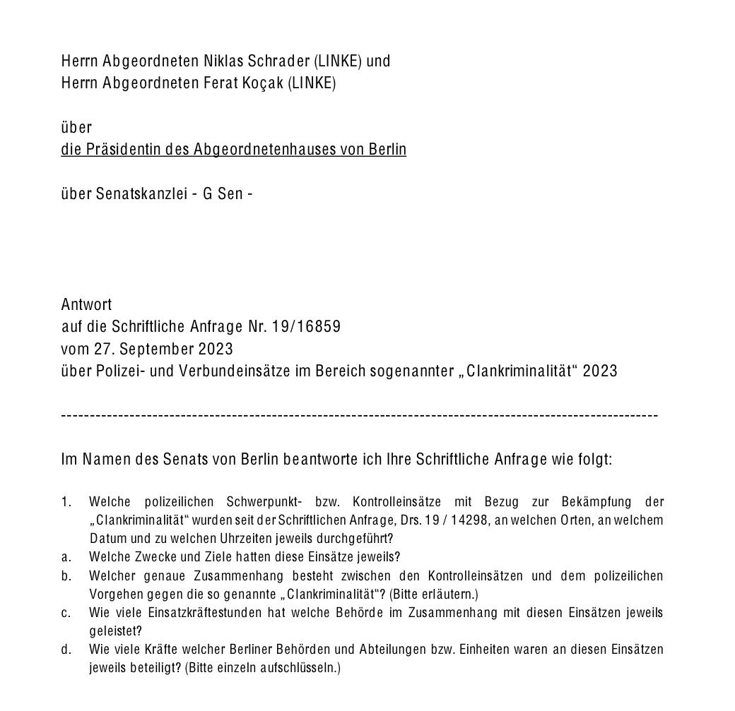 MerenzSophia's tweet photo. Remmo war also 2022 im Bundestag um im selben Jahr fängt Ferat Koçak an Anfragen zu Details von Polizeieinsätzen und Taktiken gegen kriminelle Clans zu stellen? (Hier eine Anfrage aus 2023)

Mysteriös https://t.co/bvKS1JIn7P