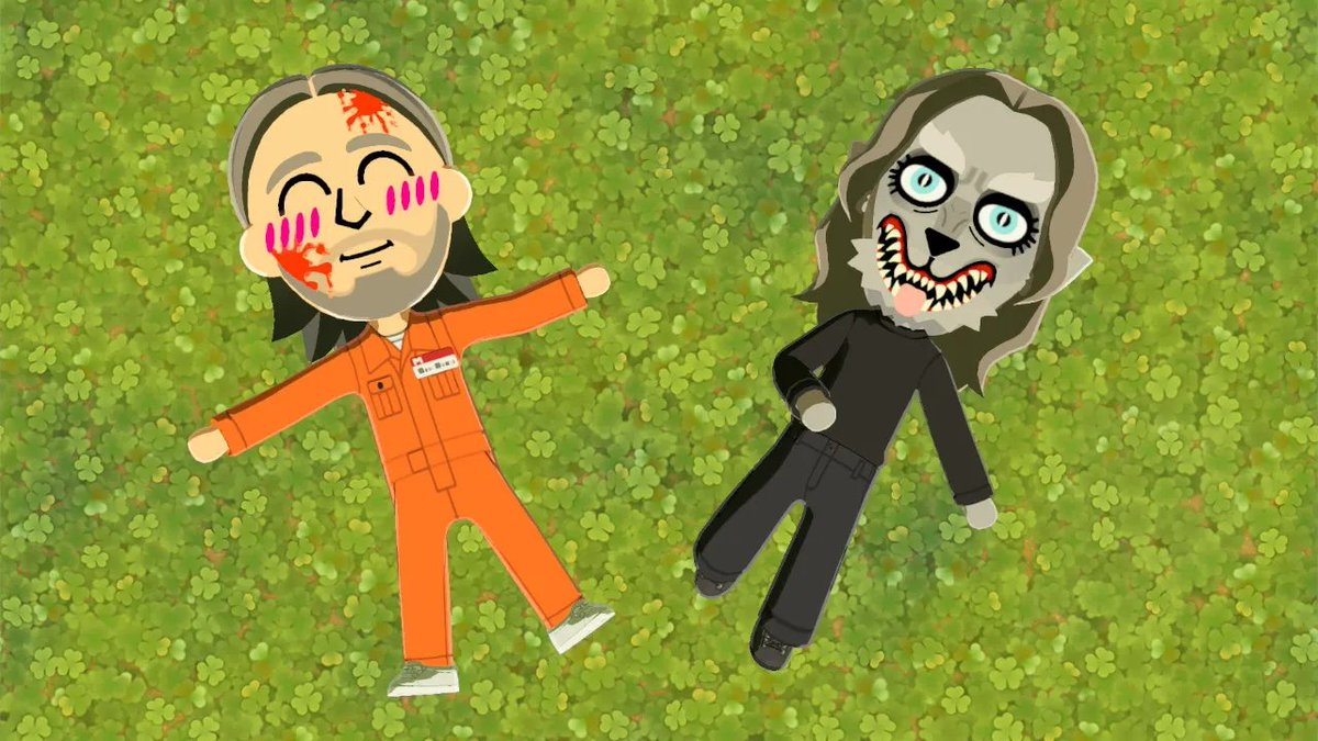Xxsabre_wulfxX's tweet photo. JUST REALIZED i never posted my josef and peachfuzz tomodachilifes..... josef is in prison on the island rn he was being naughty #SorryBuddy https://t.co/m6DASbN1IU