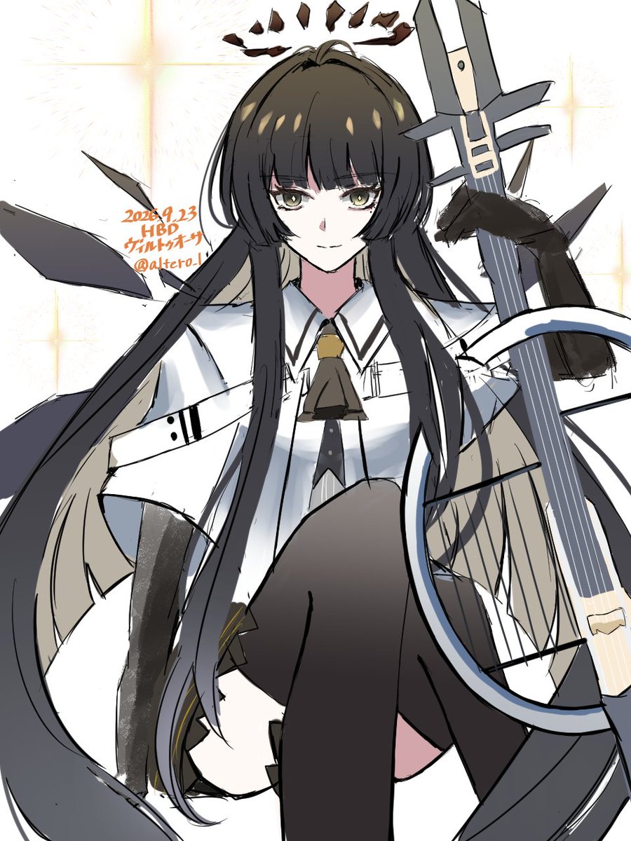 alter0_1's tweet photo. ヴィルトゥオーサ誕生日おめでとう🥳
美人に描けました
#アークナイツ版深夜の真剣お絵かき60分一本勝負 https://t.co/5L8iT3WQPf