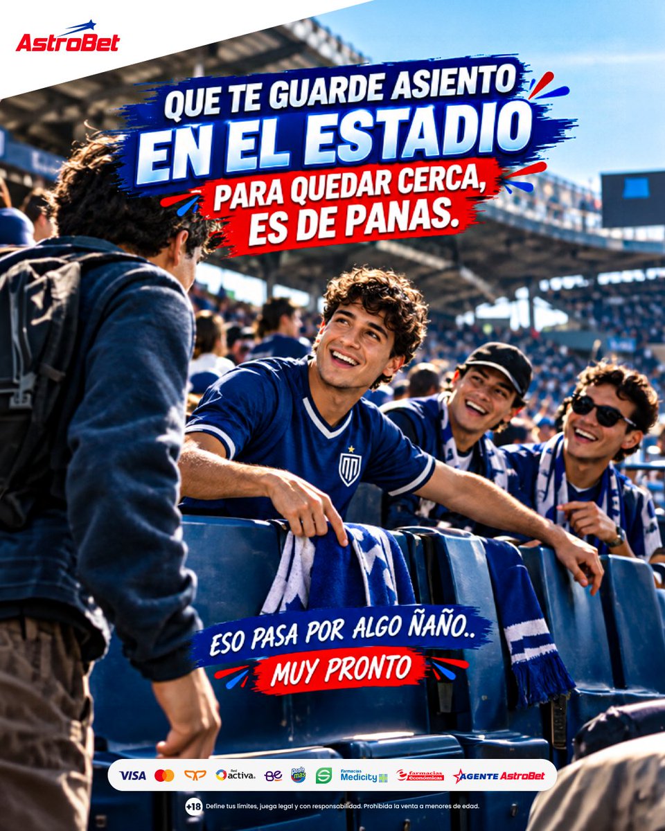 AstrobetOficial's tweet photo. 🔥🐶 Ñaño, hay jugadas que se disfrutan más cuando las compartes con tu pana. Y ojo, porque muy pronto van a poder ganar juntos en Astrobet. 👀⚽
¿Con qué pana harías la próxima jugada? Déjanoslo en los comentarios. 🇪🇨
#Astrobet #EsDePanas #Ecuador https://t.co/YKdTzjaZf4