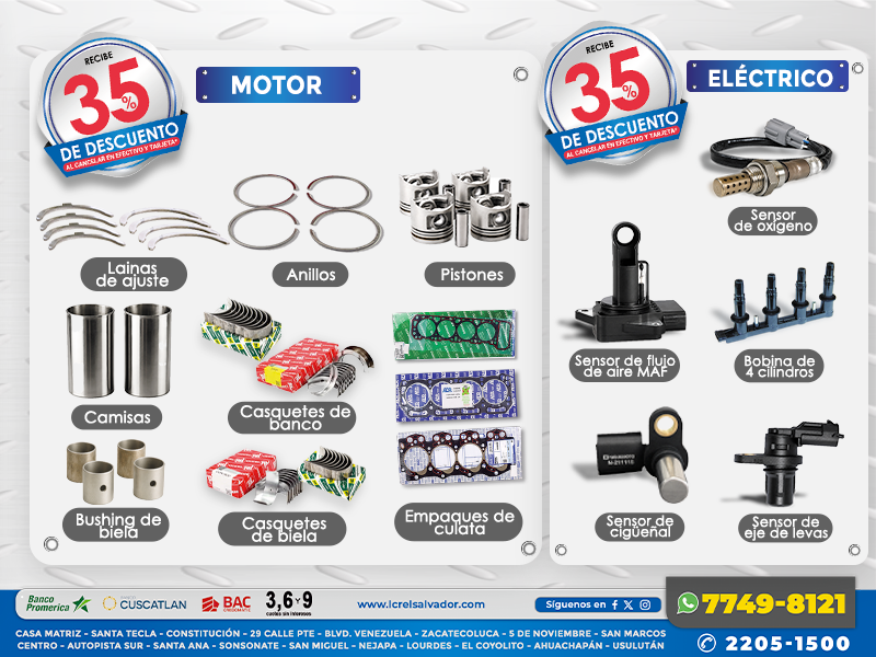 CasaDelRepuesto's tweet photo. Más oportunidades para seguir en ruta. 🚘
Durante este Mes Patrio encuentra promociones especiales en La Casa Del Repuesto y equipa tu vehículo para los kilómetros que vienen.
¡Haz tu parada en LCR y aprovecha! 🔧 https://t.co/m9jFfkpDpS