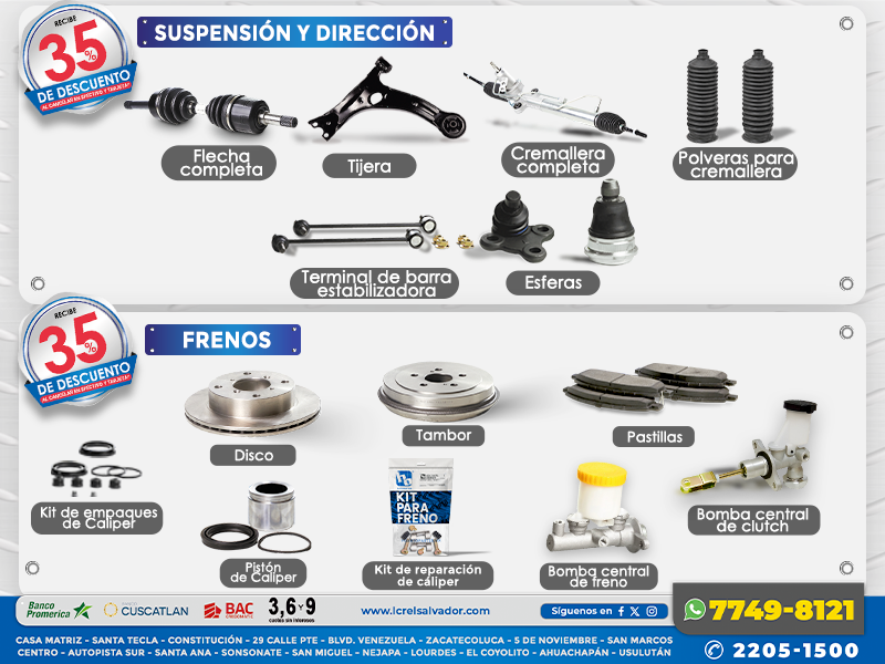CasaDelRepuesto's tweet photo. Más oportunidades para seguir en ruta. 🚘
Durante este Mes Patrio encuentra promociones especiales en La Casa Del Repuesto y equipa tu vehículo para los kilómetros que vienen.
¡Haz tu parada en LCR y aprovecha! 🔧 https://t.co/m9jFfkpDpS
