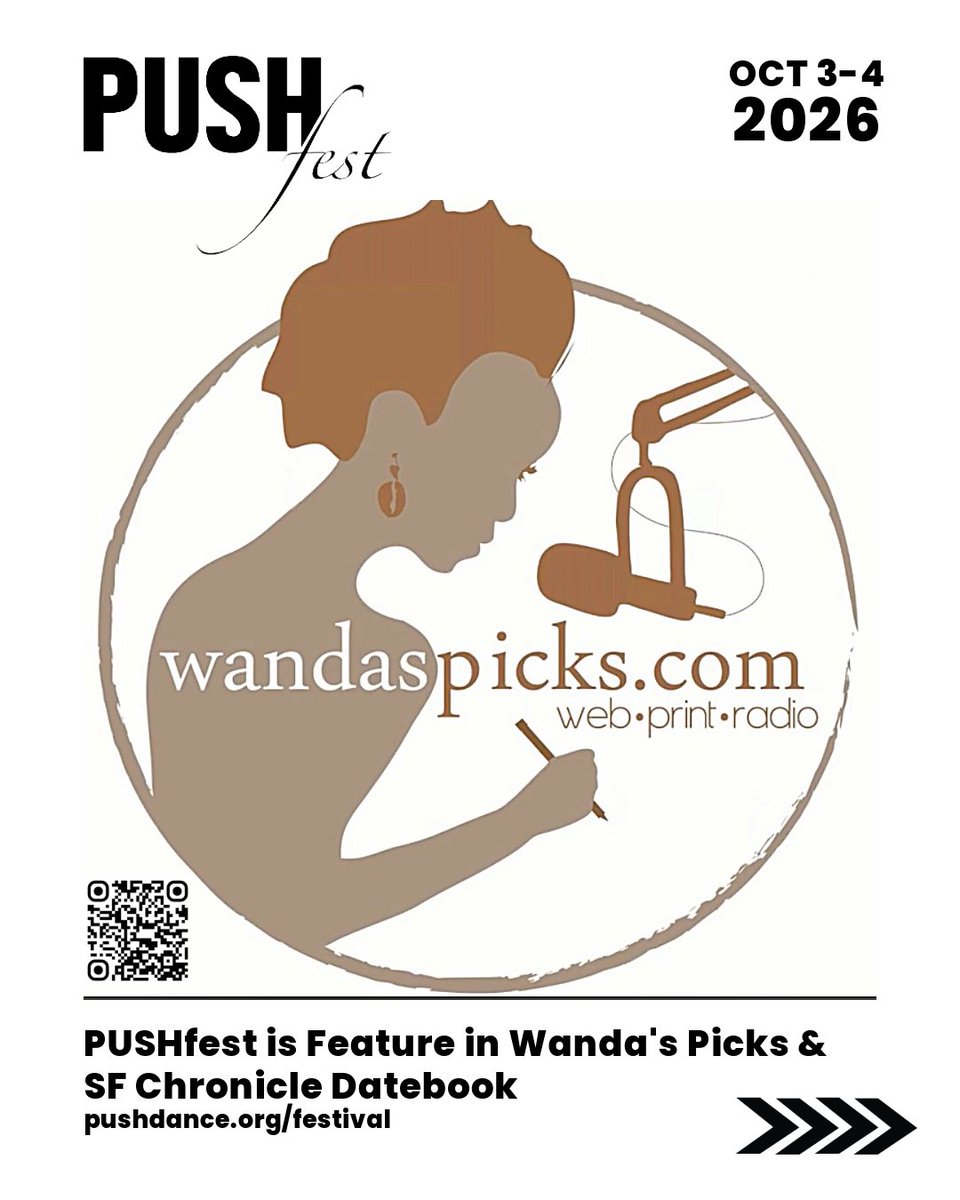 pushdance's tweet photo. PUSHfest is in the press! 🎉 Hear Raissa Simpson &amp; Ashley Gayle on Wanda's Picks. 

Oct 3–4, 447 Minna St, SF.
🎟️ https://t.co/TNZV34bBDL

🎙️ https://t.co/asEgQD9hCs

#PUSHfest https://t.co/Tnh10EKCn7