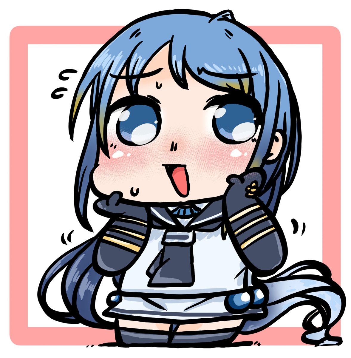 cyama_land's tweet photo. 五月雨ちゃん #艦これ https://t.co/VEOQVc0w3U