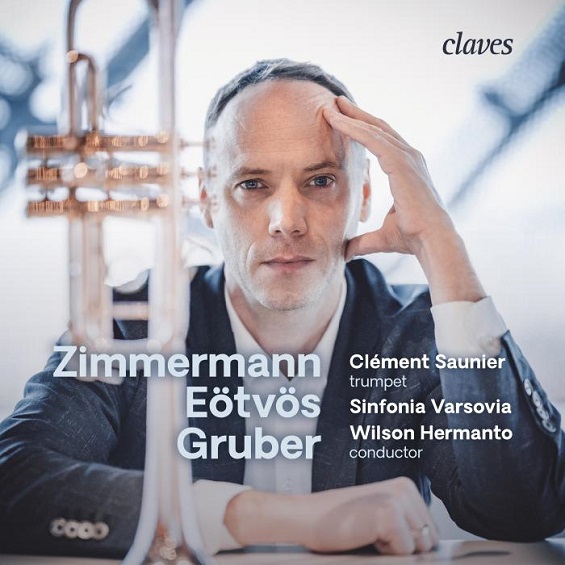 anaclasemusique's tweet photo. Le trompettiste Clément #Saunier joue trois quasi-concerti contemporains, signés Péter #Eötvös Bernd Alois #Zimmermann et HK #Gruber – notre chronique de ce CD #Claves par Laurent #Bergnach https://t.co/qiMrQHWqzc https://t.co/vMTzzI3ZCu