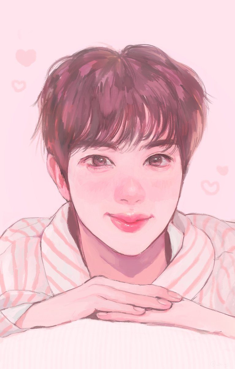 o24_y1's tweet photo. ピンクジンくん🤴💗 #btsfanart https://t.co/mif3kQU5Bp