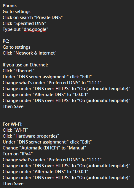 Yoshi_Moshi_'s tweet photo. to all filipino homies, here you go! how to change the dns step by step :D whether you know or not :D https://t.co/hM2ex8jkfu