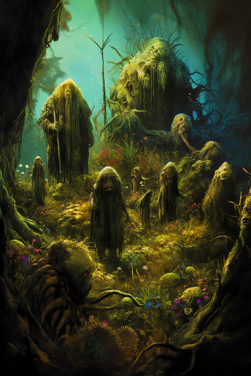 AuthorESFein's tweet photo. the mycelial network in my world doesn't think. it remembers. every dead Nomad feeds it, and at some point the remembering became the thinking. which is probably what's happening in actual forests too. https://t.co/tsJgdLOqRO