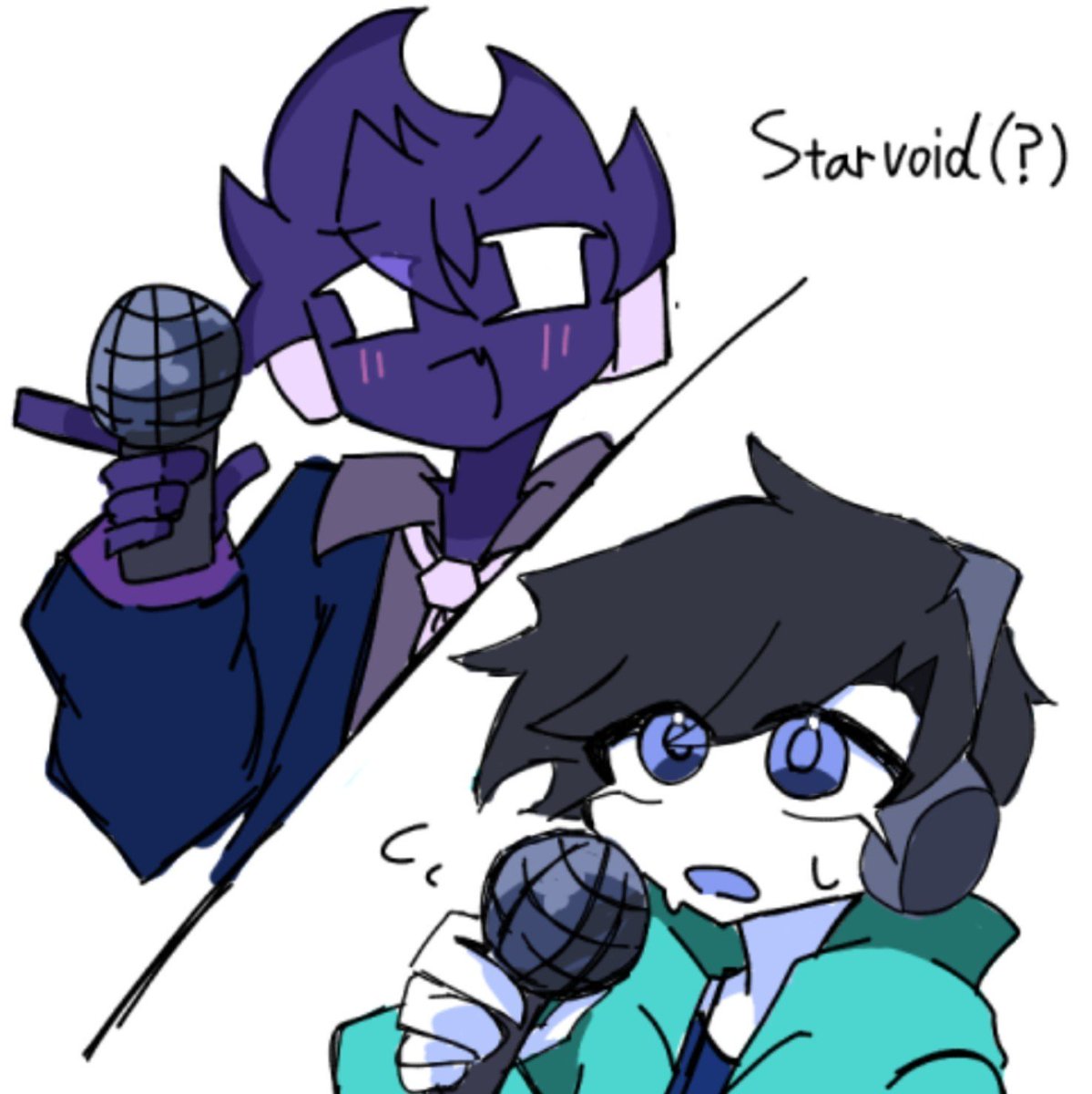 m0zu_1227's tweet photo. StarとVoidが同じ画面にいたらそれはStarvoidなんだーー‼️‼️
#Starvoid https://t.co/lRTHDzSwY0