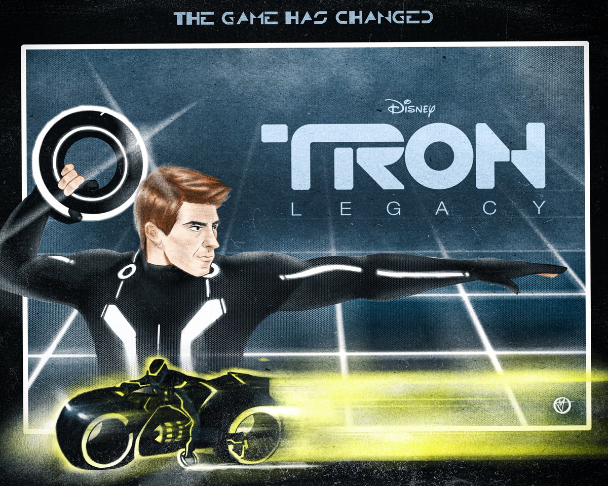 solovencoart's tweet photo. I know I'm late, but happy #TronDay 🥏 https://t.co/0rGEO6c8Vo