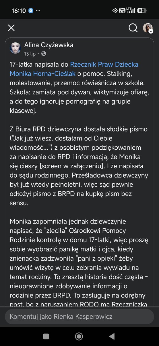 pokochawszy's tweet photo. Co do RPD, to ja tylko przypomnę tę sprawę. Link do całości wrzuce w odpowiedzi. https://t.co/84OY4v3Xjy