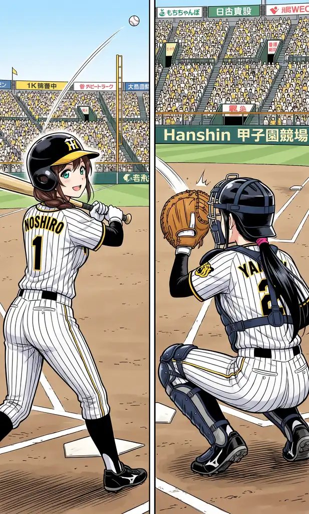 kashitenm's tweet photo. 艦隊これくしょんノ艦娘達をプロ野球選手化にしてみました(^^)
#阪神タイガース 
#北海道日本ハムファイターズ 
#艦これ https://t.co/eBBxYViN0a