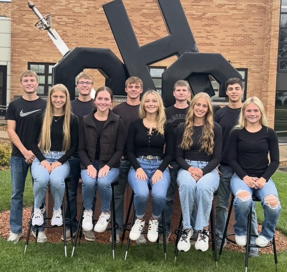 ColdwaterCavs's tweet photo. 2026 CHS Senior Homecoming Court - Congratulations Audrey, Aubrie, Brooklyn, Ava, & Heidi. Keaton, Conner, Derek, Zach, & Evan. #CavPride https://t.co/aI8xri1a3h