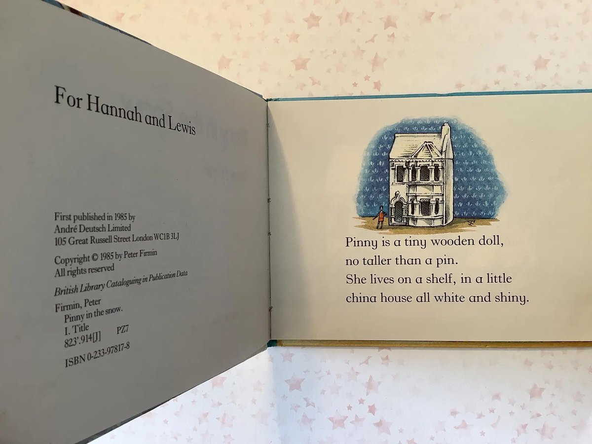 WatsonsVintage's tweet photo. NEW LISTING - A Sweet Little Picture Book. RARE Vintage 1985 FIRST EDITION Pinny in the Snow Hardback Book Written &amp;  Illustrated by Peter Firmin - Dents On Covers https://t.co/llR2bopqJ0 via @Etsy #VintageBooks #ChildrensBooks #PeterFirmin #Pinny #FirstEditionBooks #1985Gift https://t.co/aesplIujVa