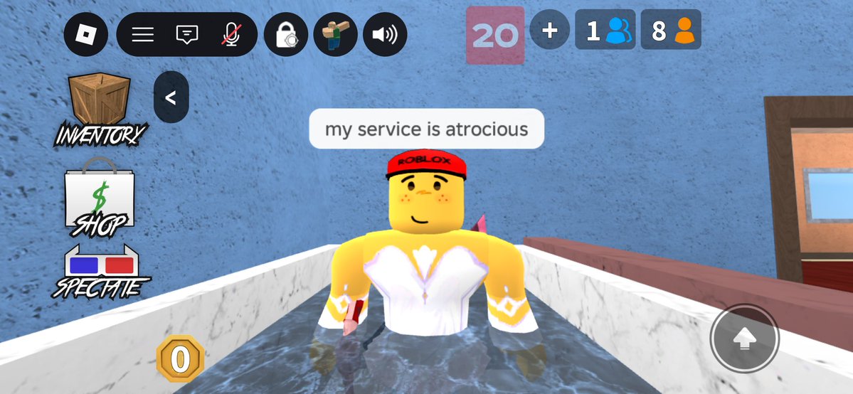CinnamonBunAIB's tweet photo. elliot get your ass out of my bathtub #elliot #waapp #workatapizzaplace #mm2 #murdermystery #fairs https://t.co/z0fI61AcZ4