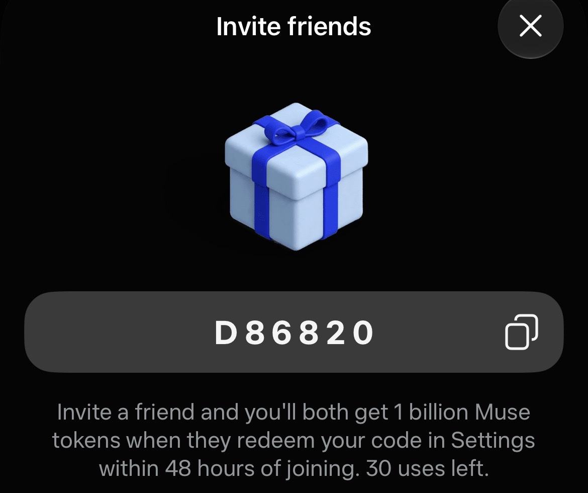 Nikoxjxt's tweet photo. POV: you found an AI that does your homework, plans your week AND remembers your name 😭 Try Muse free with 1 BILLION tokens using my code:

🔑 D86820
Muse app → Settings → Redeem token (first 48h after joining)

We both get the tokens 🫶 #AI https://t.co/rGcr3QKlHS