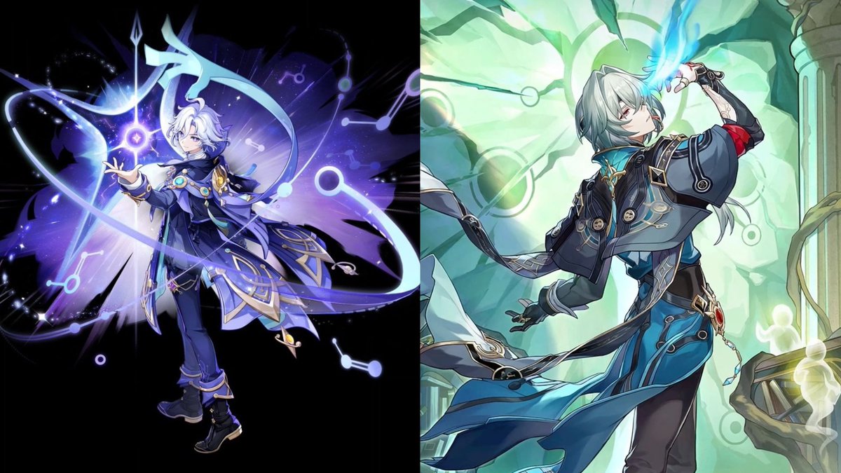 EmeraldHikari's tweet photo. all roads lead back to anaxa when it comes to the recent short male characters hmm https://t.co/xOigM8YoYN