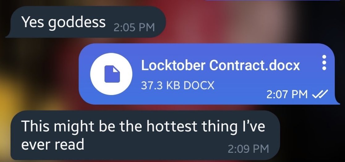 deactivated369's tweet photo. Who’s spending next month locked in chastity for me? Accepting Locktober application https://t.co/ZNfvyIAJqy