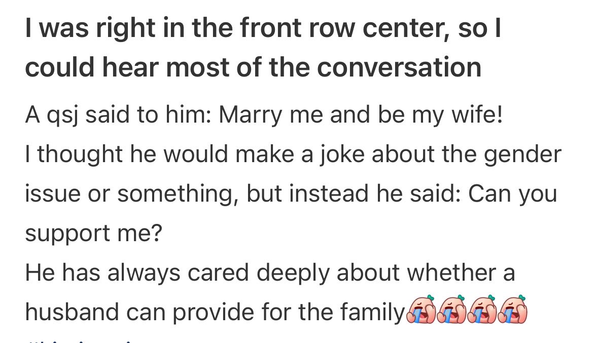 kaidiction's tweet photo. jongin’s past life reminded a fan of when someone at a fansign said to him “marry me and be my wife!” kkk she thought he’d make some sarcastic comment about the gender, but instead he said “well, can you support me financially then?” 😂😂😂 i love this ninigirlie, it’s really princess treatment or nothing for her

🔗: https://t.co/T0336fqJju