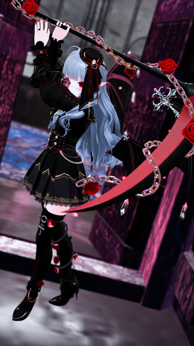 Amnr_dolL's tweet photo. たまには武器込みのお写真も載せてみます！

#VRChat #VRChatPhotography #Shinano3D https://t.co/knquw73ipn