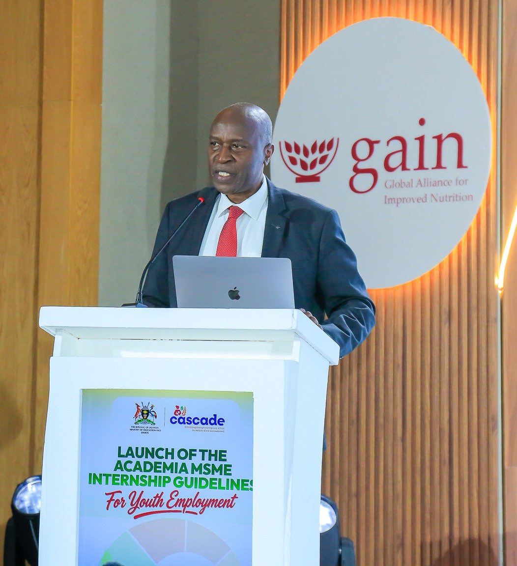 Uganda_Gain's tweet photo. At the launch of the Academia–MSME Internship Guidelines, Prof. Elly Katunguka, Vice Chancellor, Kyambogo University, emphasized the importance of students embracing the programme to build entrepreneurial skills through with this hands-on experience. https://t.co/msE2z6IPah