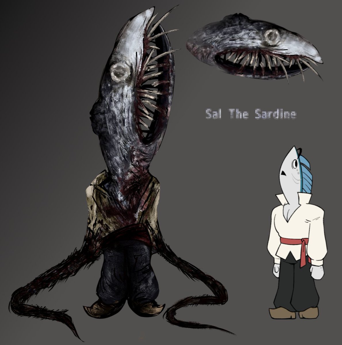 QErQ6OpDF9iknbz's tweet photo. Havent seen much cryptid art sooo i decided to come up with a design for sal for fun!
#funhouse https://t.co/lmW1EWaMvL