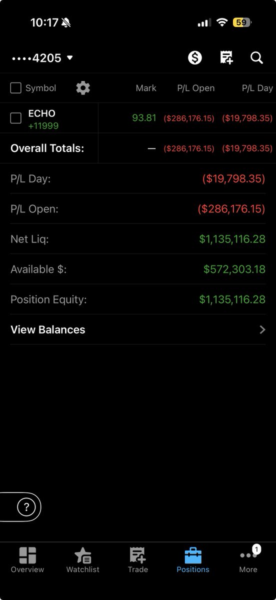chickengenius's tweet photo. Here's some fking alpha. 
Why I'm bearish... and my fked-up positioning.

Liquidity is tightening. Last time that marked the top. 10Y–2Y. 

But you can’t base it on one metric and go “oh yeah, oh yeah, definitely bearish."

Sentiment across the board: nobody’s really making money. Everyone’s sensitive like a little bitch. Market is on max extraction mode. Qs all time high and everyone dying. Imagine a crash.

Me? Challenge portfolio only up 32% YTD. So shit. Latest screenshot attached. $862,000 to $1,135,000. All in echostar fked up my big beautiful ROI. 

Oil up. Copper up. Commodities cycle kicking in. Extremely bearish. Fed gets forced. Even if Iran, Israel, Russia all “end,” the commodity upturn stays. People are screwed. No politician will say it.
___

I also kind of realised, with this whole Iran war ON/OFF x42 times: don’t you think this is all a fking Ponzi scheme? Trump insiders are eating good. Trump will do whatever it takes to keep this Ponzi going, so betting against the market sounds fundamentally stupid.
___

So here we are. We can’t short. We can’t long. Either way we’re fked. So my decision is to go back to basics.

Which company is doing the mission-impossible thing nobody believes is achievable? Invest directly or indirectly.

I'm bearish. But I'm max long this ponzi market. If my capital get wipes out. So be it. I tried. In this hunger game of life and death. I'm not here for 10% to 20% gains a year. Fk that. I'll ride and those that ride with me. Hopefully soon, we eat well again.