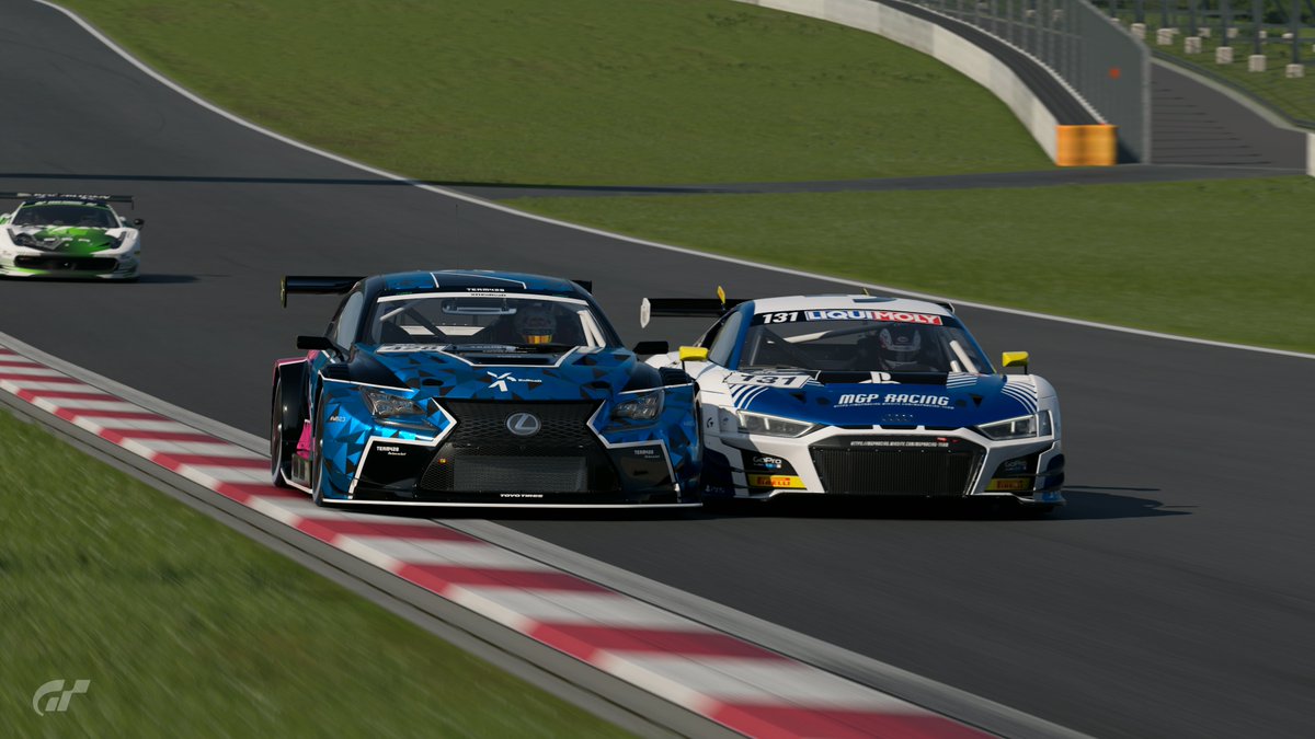 t4ku_GT7's tweet photo. ナコさん主催APEX裏CUP
P15→P1
予選でエラー落ちしてしまいましたが、雨をドライタイヤで耐え抜きポジションを大きく上げることができました。
後半は追い詰められる時もありましたが、なんとかトップで終えることができて良かったです！
ありがとうございました！
#GT7 #XRDWIN https://t.co/rLZ4Cai42T