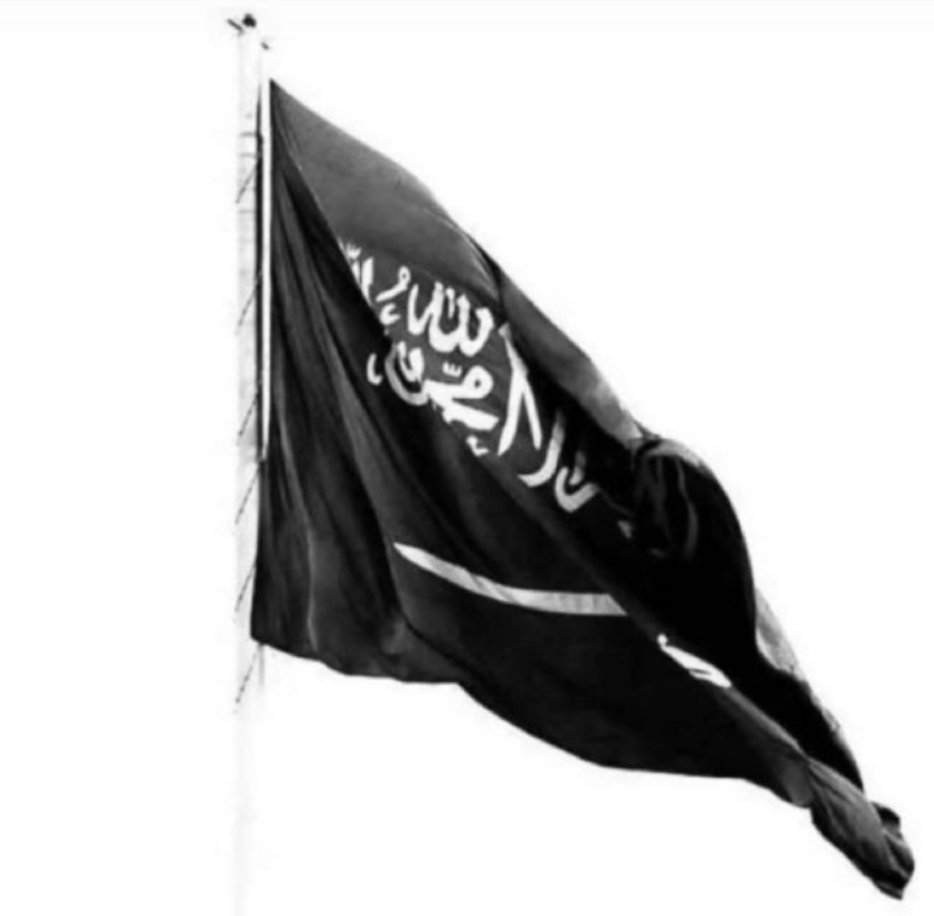o_5sa's tweet photo. حمل الصحابي جعفر الطيار رضي الله عنه راية التوحيد في غزوة مؤتة، حملها بيمينه وقاتل حتى قطعت ثم حملها بشماله وقاتل حتى قطعت ثم حملها بعضديه وقاتل حتى قتل.

•لا تجعلوا راية التوحيد في أيادي الأطفال لعبة.
•لا تجعلوا راية التوحيد خفاقة بين الأغاني والرقص. https://t.co/1Axi8t4uE4
