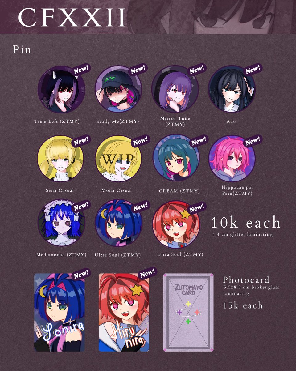 matchatto0w0's tweet photo. Berjualan Rispek #comifuro23 Catalogue &amp; Pre - order batch 1

📍Booth G - 60b (Day 2)
📅1 November 2026
🗺️ICE BSD

Fandom : zutomayo, honeyworks etc

 Link from : https://t.co/EISY8yGiYI

PM for more information
#cf23catalogue #comifurocatalogue #cf23 https://t.co/3i7oW0lD7Y