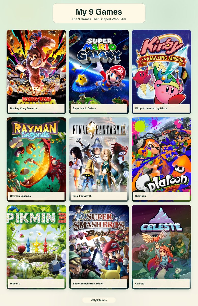 ExpandDong15's tweet photo. 9 games that shape who I am

Put my 2 favorites at the top and ones I adore and got me to try said series https://t.co/Ui2RTNEb9z