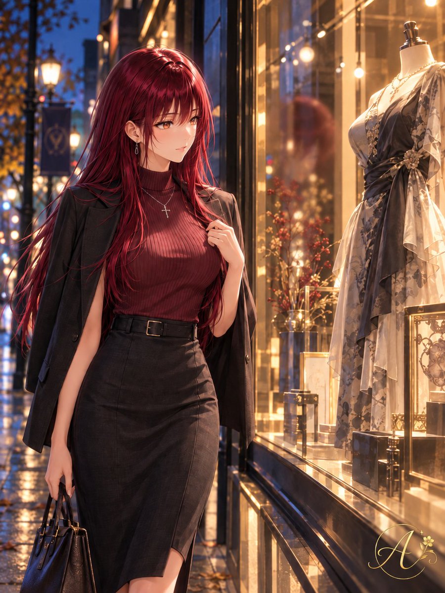 Akarisatelier's tweet photo. Akari’s Atelier 157
ショーウインドウが、ふと目に留まる。

#AkariAtelier #AIart https://t.co/mNqFTKEUKn