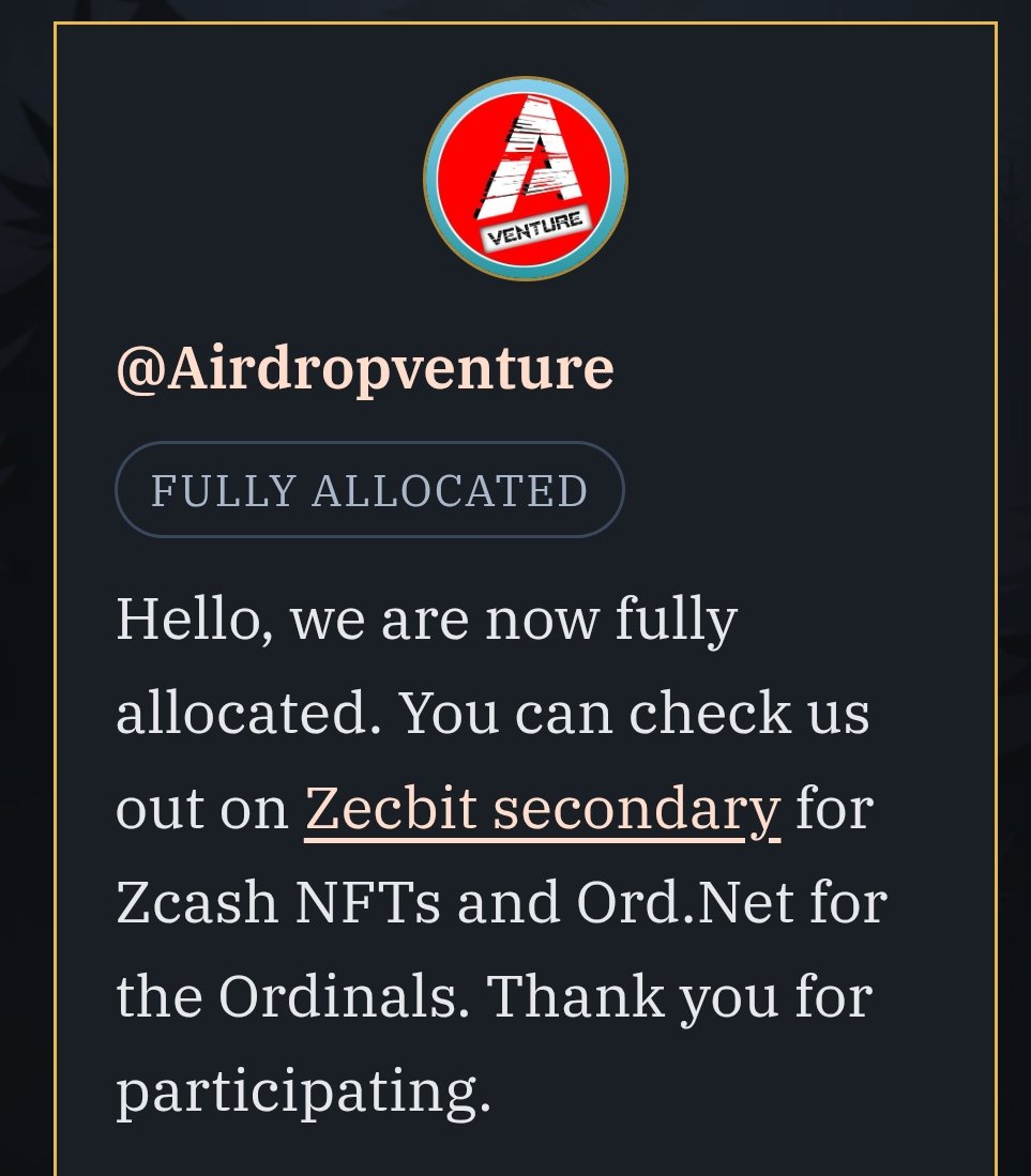 AirdropVenture's tweet photo. @BITFOOTS_ Add my wallet address 

u13yz4yfkfl57cd2024ws6z0pq3w8ee5w096sdhm8umyc8hl9cmqxhwe02zrdenz3wn2qfz5jsmavasj5dtueg9mw4sdsgw8kuf6d72jz53968d79dtq6cp2yxf8axltzf09xzjppjxjcjsr24kzgwk9n3azlp9lkkac44yw9md5axy8z5 https://t.co/sJuHs4ObFk