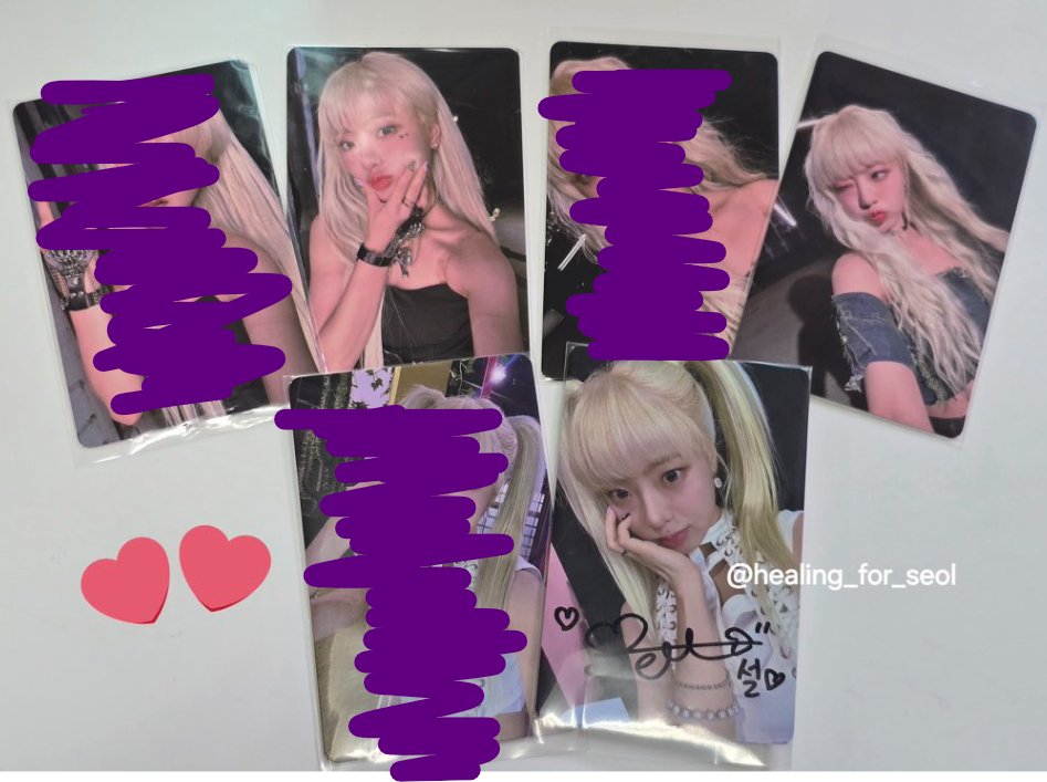 iahevy's tweet photo. 아이몬드 포카   
WTB  
- airmusic air music 9 round 9   
- we are gravity  
- Polaroid pola eseol
 이설 i:mond imond  wtb    
buy✅
sell ❌
paypal kr bank  ✅
#아이몬드 #이설 https://t.co/lpdu9IkjvD