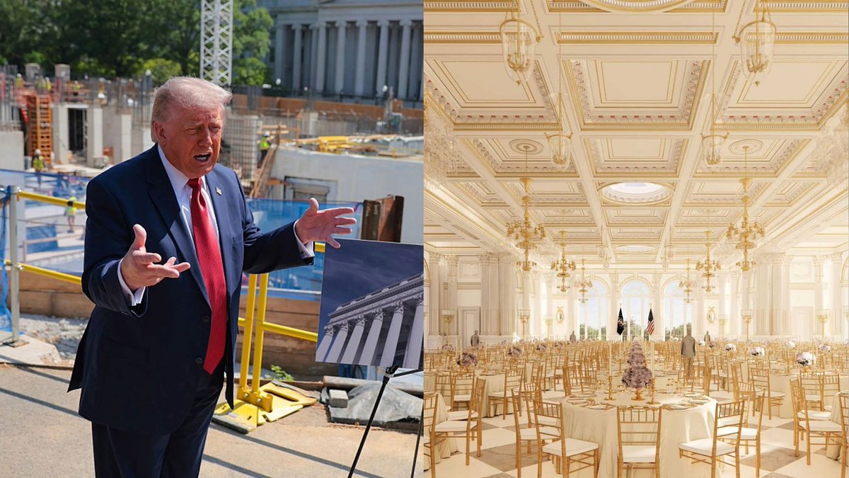 HQNewsNow's tweet photo. The White House ballroom's first architect reportedly quit the project after he warned Trump that he was bypassing emergency exit routes and fire safety codes.

Trump's response to the architect: "I am the code." https://t.co/DWT81KQO7f