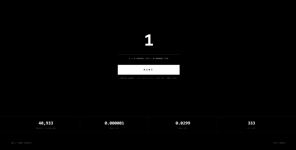 0xREIart's tweet photo. 40K MINTED ✓
40,933 / 10,000,000
Onward
#LilMonos https://t.co/Zu7LBl2Afh