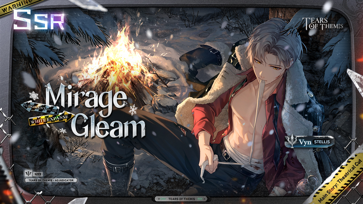 TearsofThemisEN's tweet photo. Judgment on the White Expanse Vyn SSR ✦ Mirage Gleam ✦

✅ Repost
🎁 Merch Pack (1 winner)
🔹 S-Chip ×1000 (3 winners)

Judgment on the White Expanse Event Shadow of Themis will begin on 9/29 with a rate-up for the SSR card!

#TearsOfThemis https://t.co/T5yMqcC3ZV