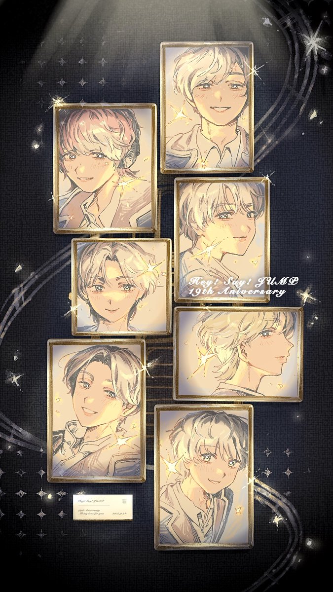 ht_22o0's tweet photo. #HeySayJUMP結成19周年 #HeySayJUMP19thAnniversary 

結成19周年おめでとうございます！💐
これからもJUMPの皆さんの進む先が笑顔で溢れる未来でありますように……🎻︎︎⟡⋆˙ https://t.co/aOsPros5vk