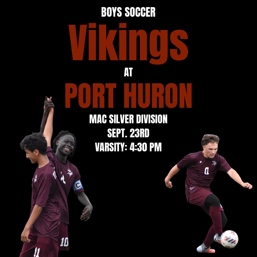 HPS_athletics's tweet photo. It’s GAME DAY HPS!!! Our JV-B Girls Volleyball team is at home and our Varsity Boys Soccer team competes away. Our Junior High Girls Volleyball teams are also home. #hazelparkschools #GoVikings #GoPatriots #WeAreOne @MIPrepZone https://t.co/w724MsTKPa