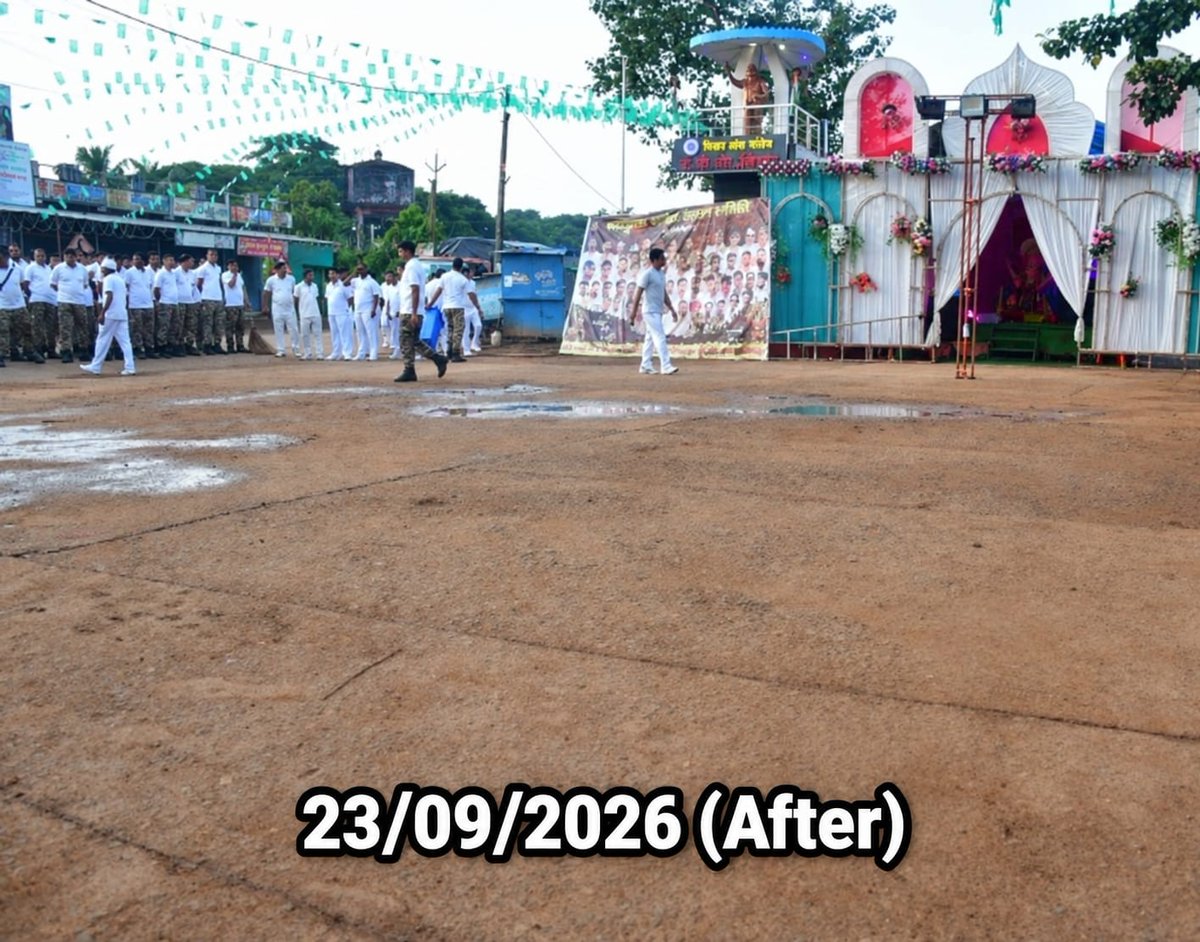 007bn_CRPF's tweet photo. स्वच्छता ही सेवा दिनांक 23 SEP 2026 को 7वीं वाहिनी, CRPF, बड़गांव, किरनापुर, जिला बालाघाट (मध्य प्रदेश) द्वारा स्वच्छता अभियान चलाया गया, जिसमें  अधिकारियों और जवानों ने भीमराव आंबेडकर पार्क और रोड साइड किरनापुर,  परिसर की साफ-सफाई कर स्वच्छता अभियान में सक्रिय रूप से भाग लिया। https://t.co/RLDosfRWxz